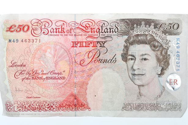 GBP £50 Bills