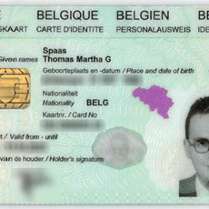 Belgium ID card for sale online