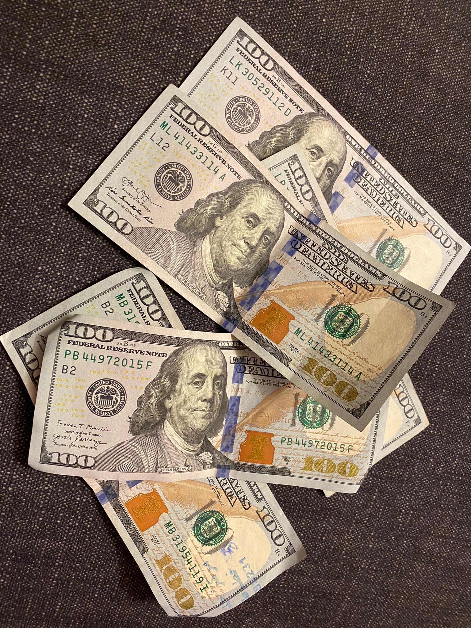 USD $100 Bills