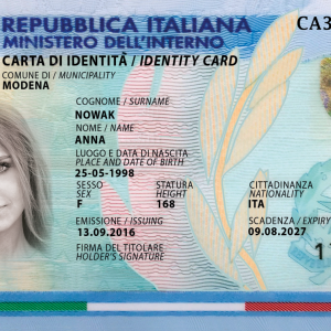 Order Fake Italian ID card online