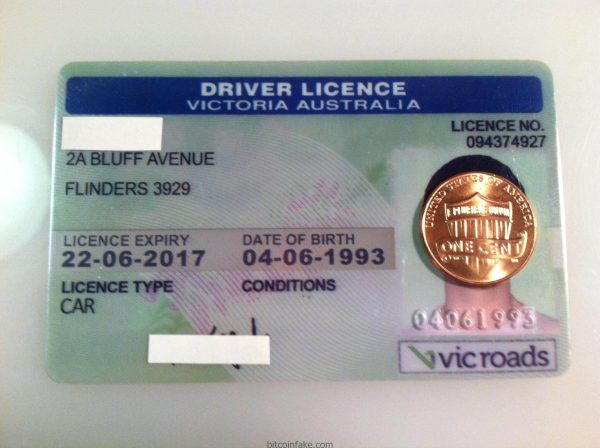 Australian Drivers license - Victoria