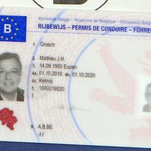 Belgian Drivers license
