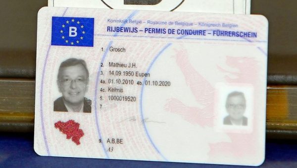 Belgian Drivers license