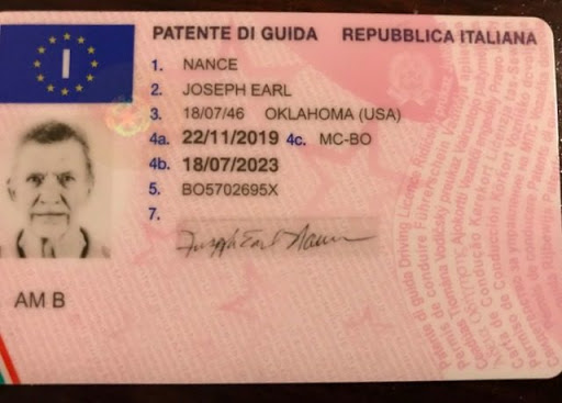 Italian Drivers license